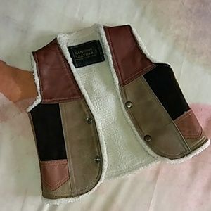 Genuine leather vest